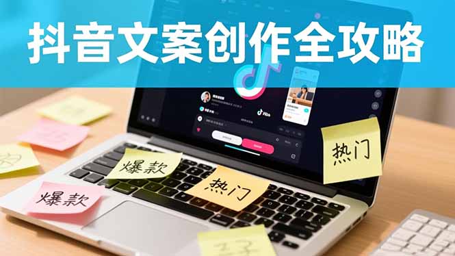 抖音文案创作全攻略:爆款标题九大绝招,100个模版直接套用,月入过万不是梦-资源社·项目库