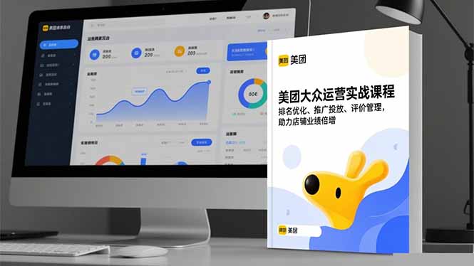 美团大众运营实战课程，排名优化、推广投放、评价管理，助力店铺业绩倍增-资源社·项目库